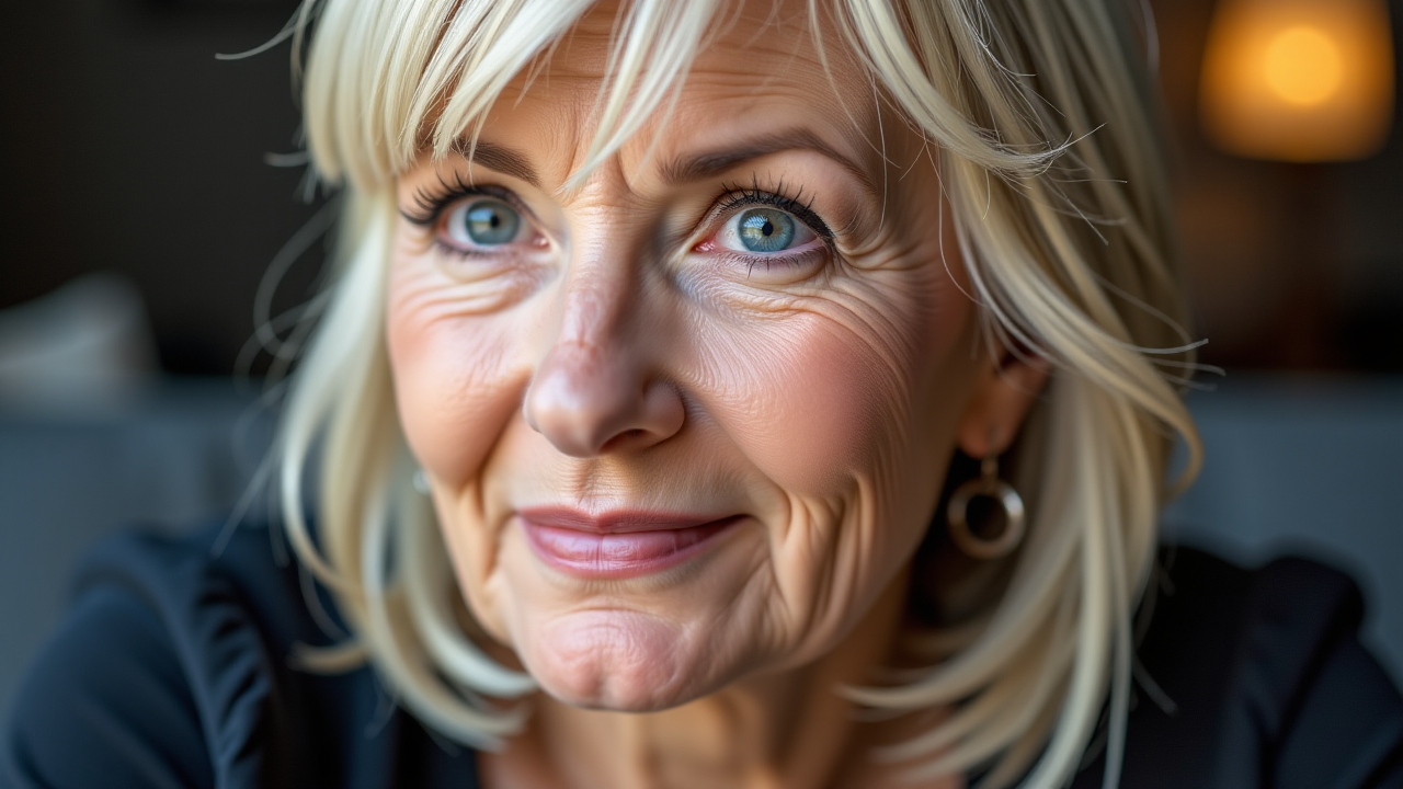 Półdługie fryzury dla 60-latek: modne i odmładzające