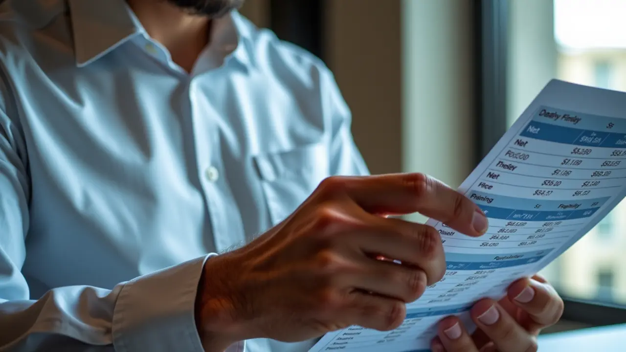 Oblicz wynagrodzenie 3/4 etatu: netto i brutto